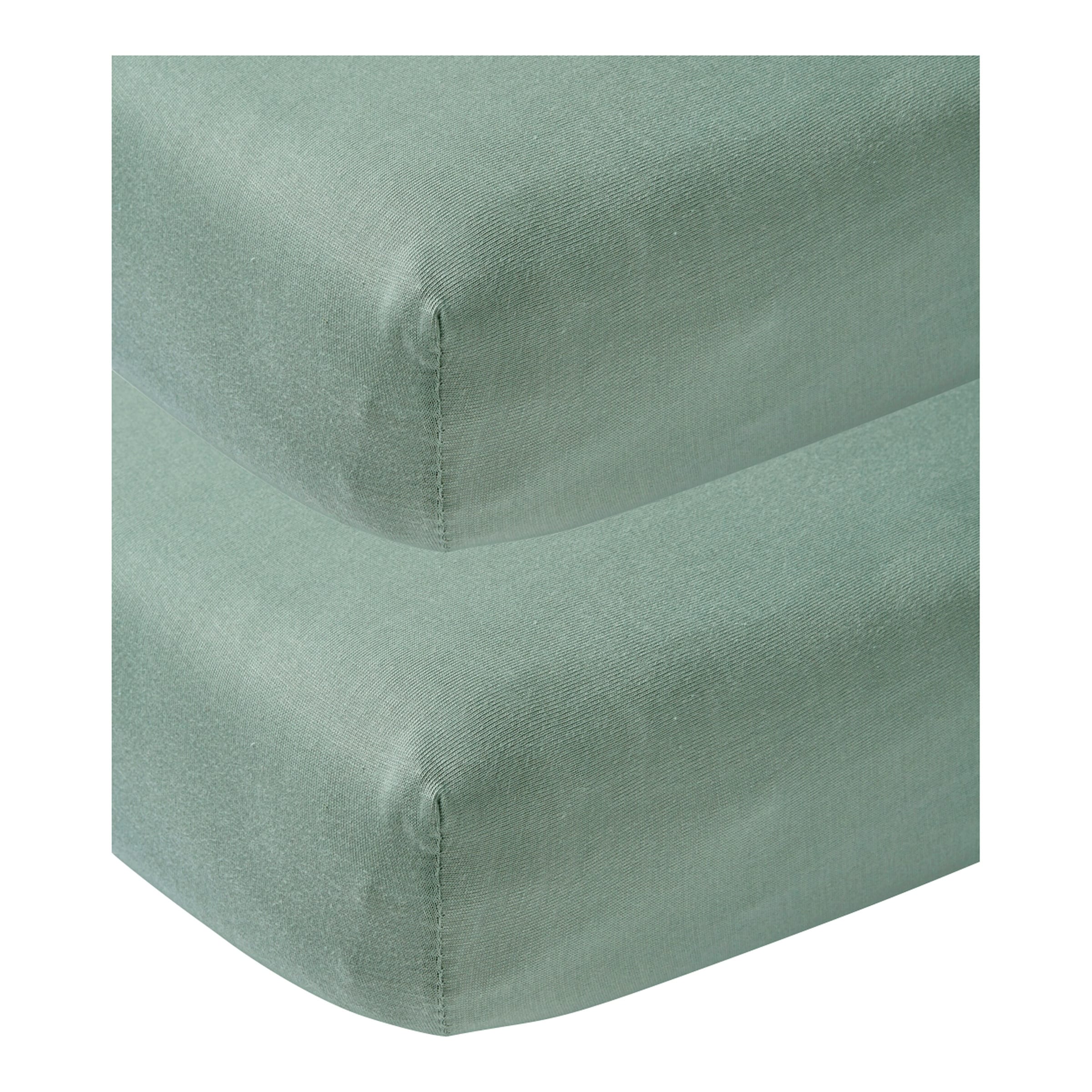 Meyco Baby 2er-Pack Jersey-Spannbetttücher 60x120 cm