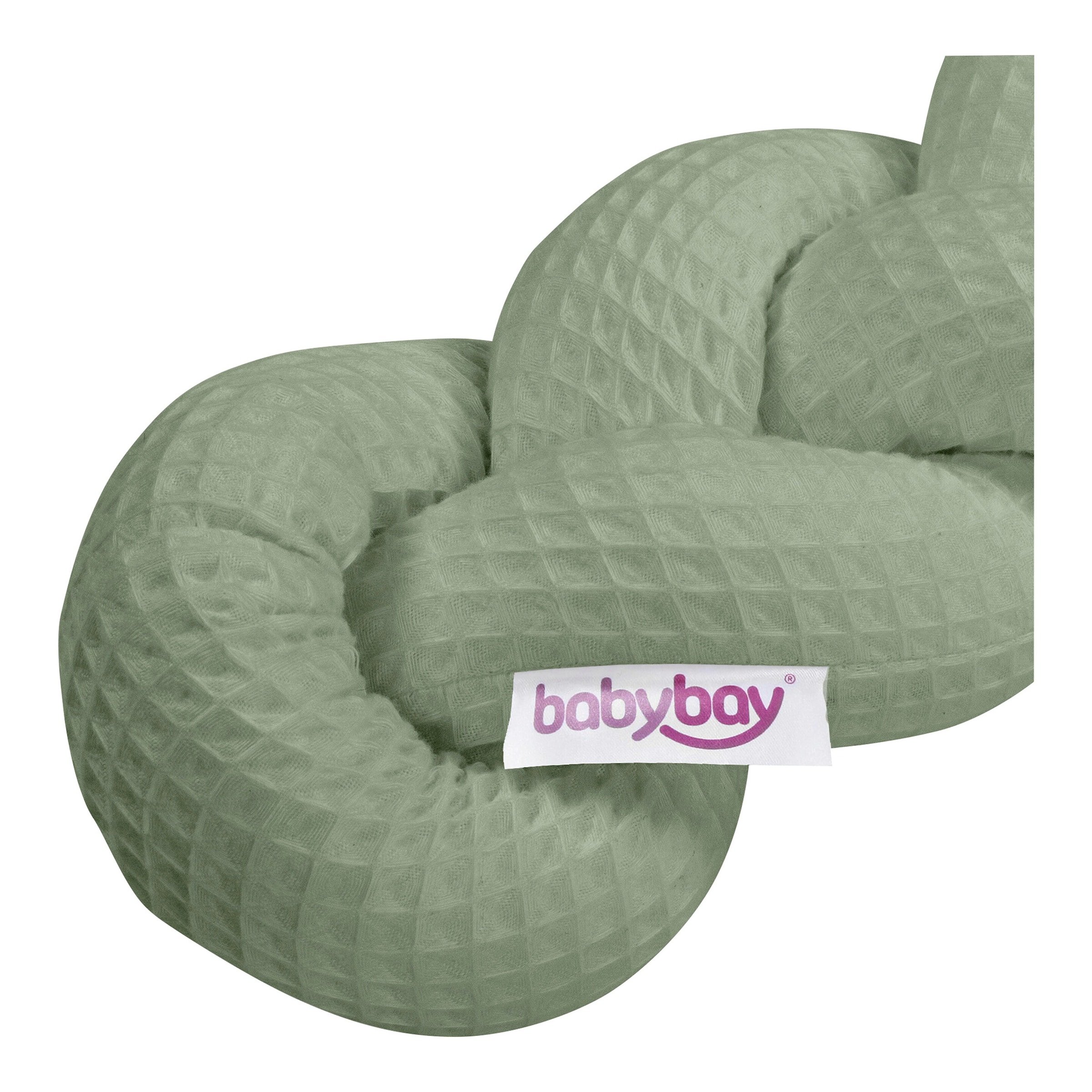 Babybay® Nestchenschlange Waffelpiqué geflochten 180 cm