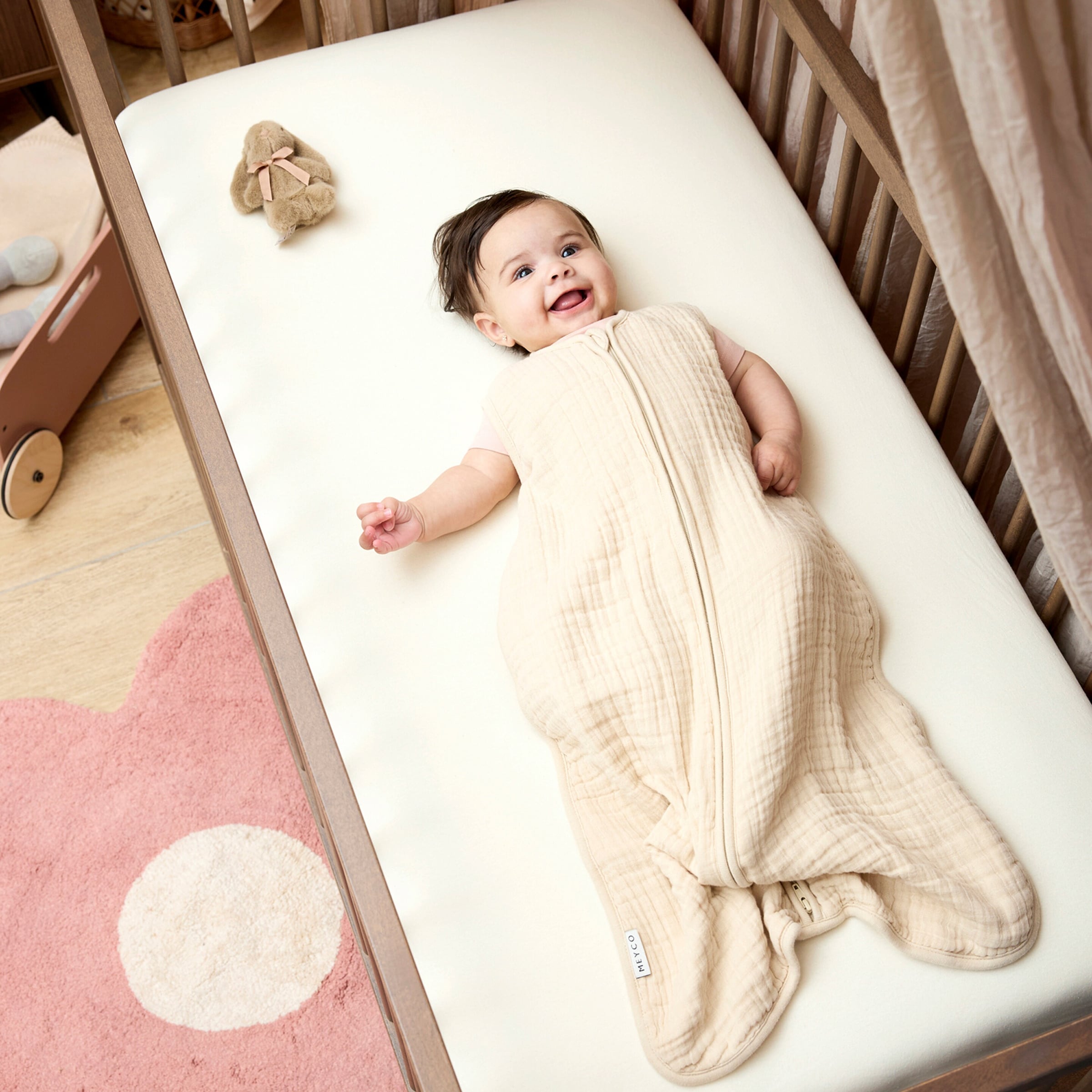 Meyco Baby 2er-Pack Jersey-Spannbetttücher 70x140 - 70x150 cm