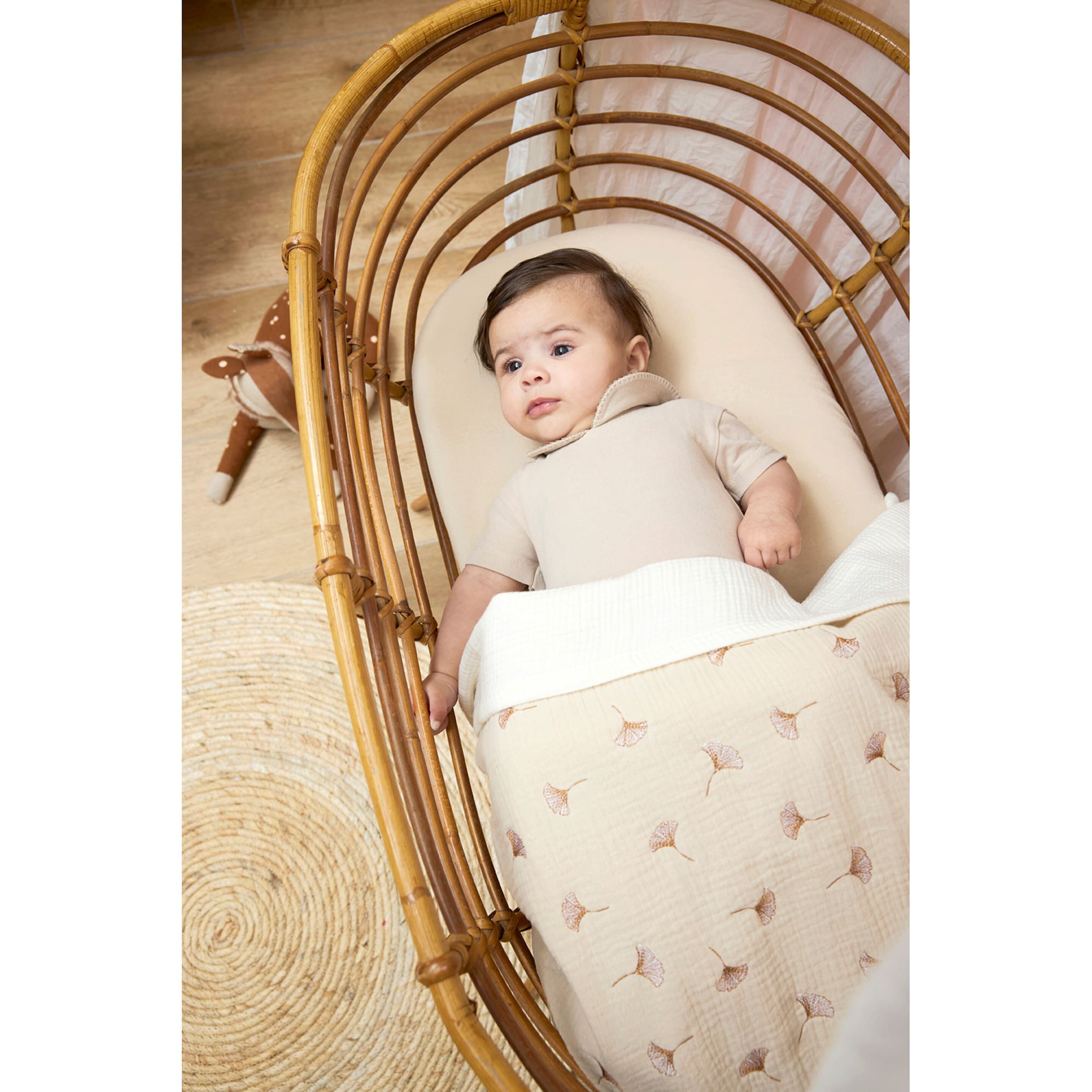 Meyco Baby Jersey-Spannbetttuch 50x90 cm