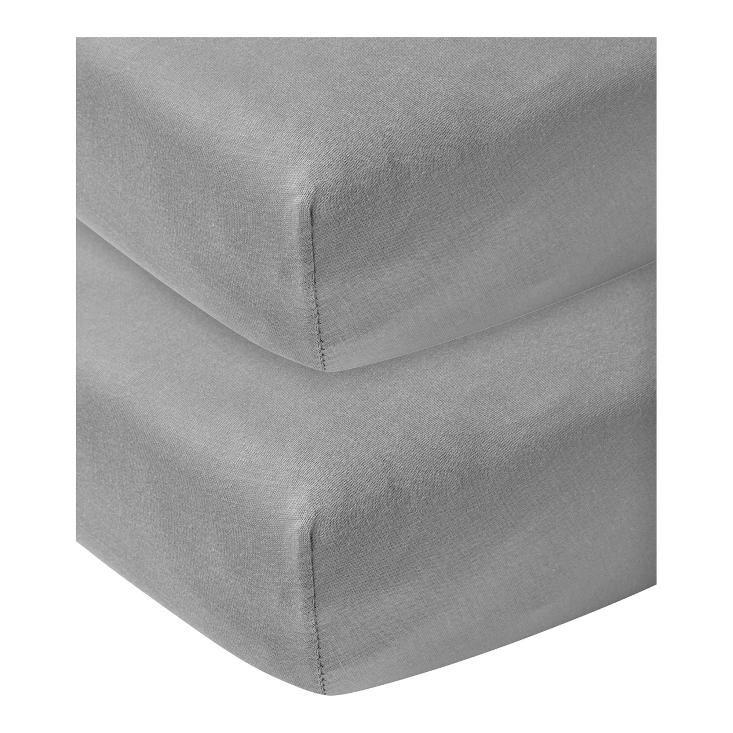 Meyco Baby 2er-Pack Jersey-Spannbetttücher 70x140 - 70x150 cm
