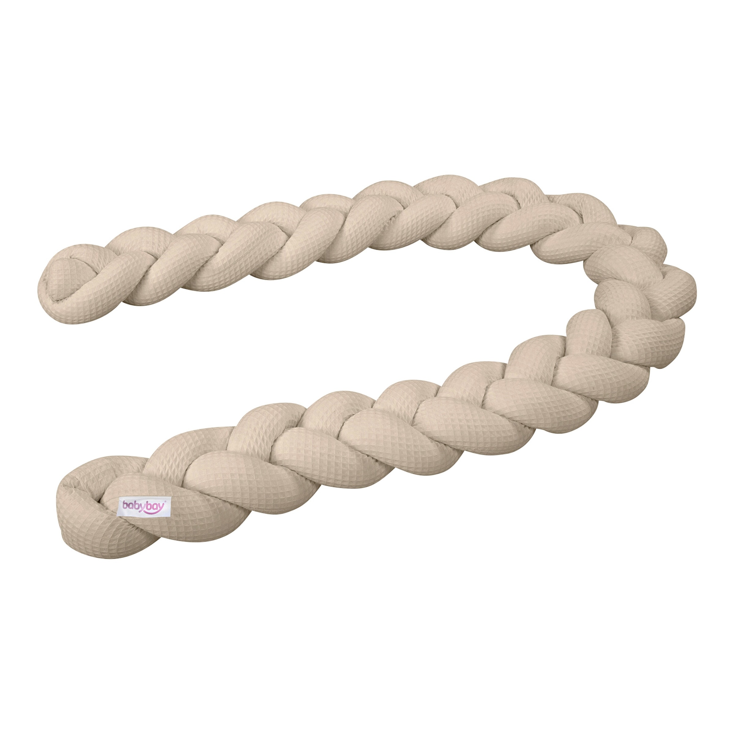 Babybay® Nestchenschlange Waffelpiqué geflochten 200 cm