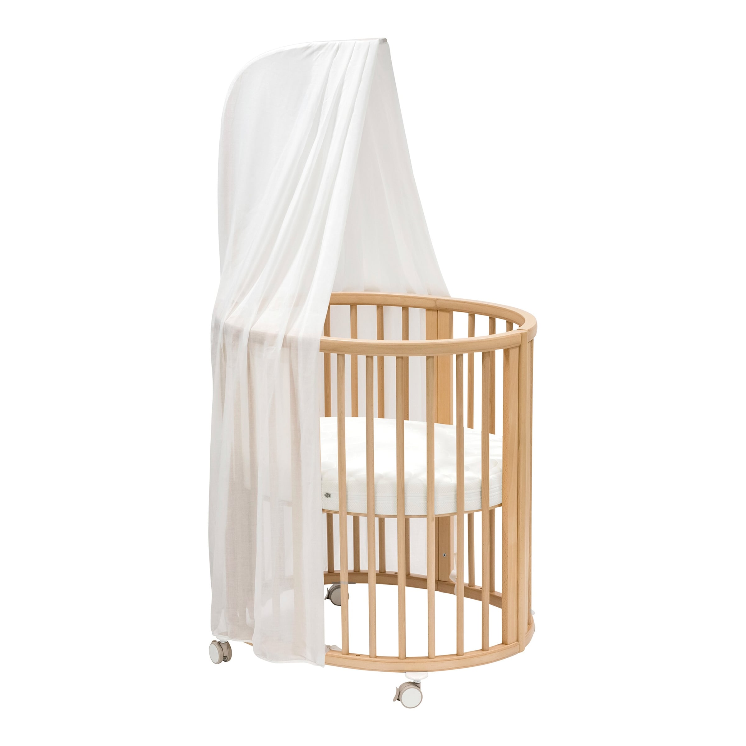 Stokke® Sleepi™ Bundle Sleepi Mini inkl. Matratze und Spannbetttuch, Himmelstange und Himmel