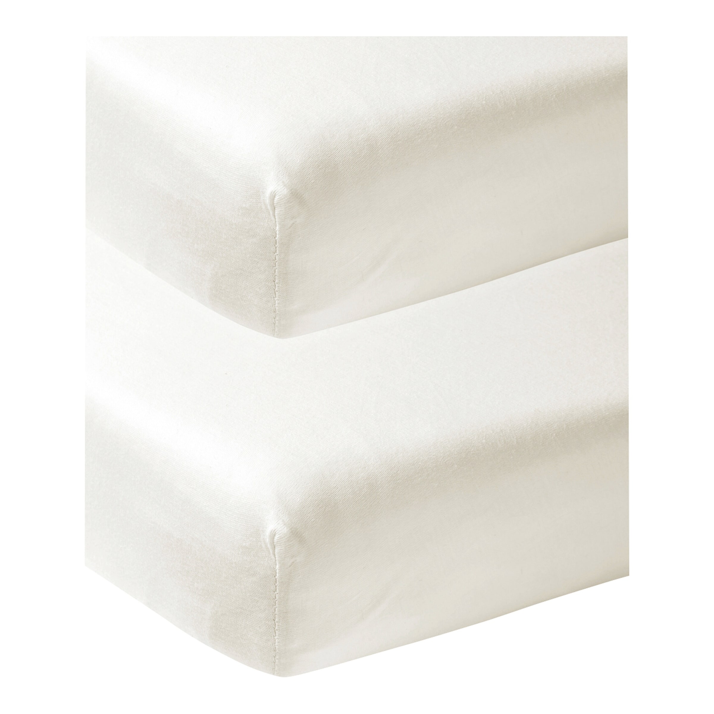 Meyco Baby 2er-Pack Jersey-Spannbetttücher 60x120 cm