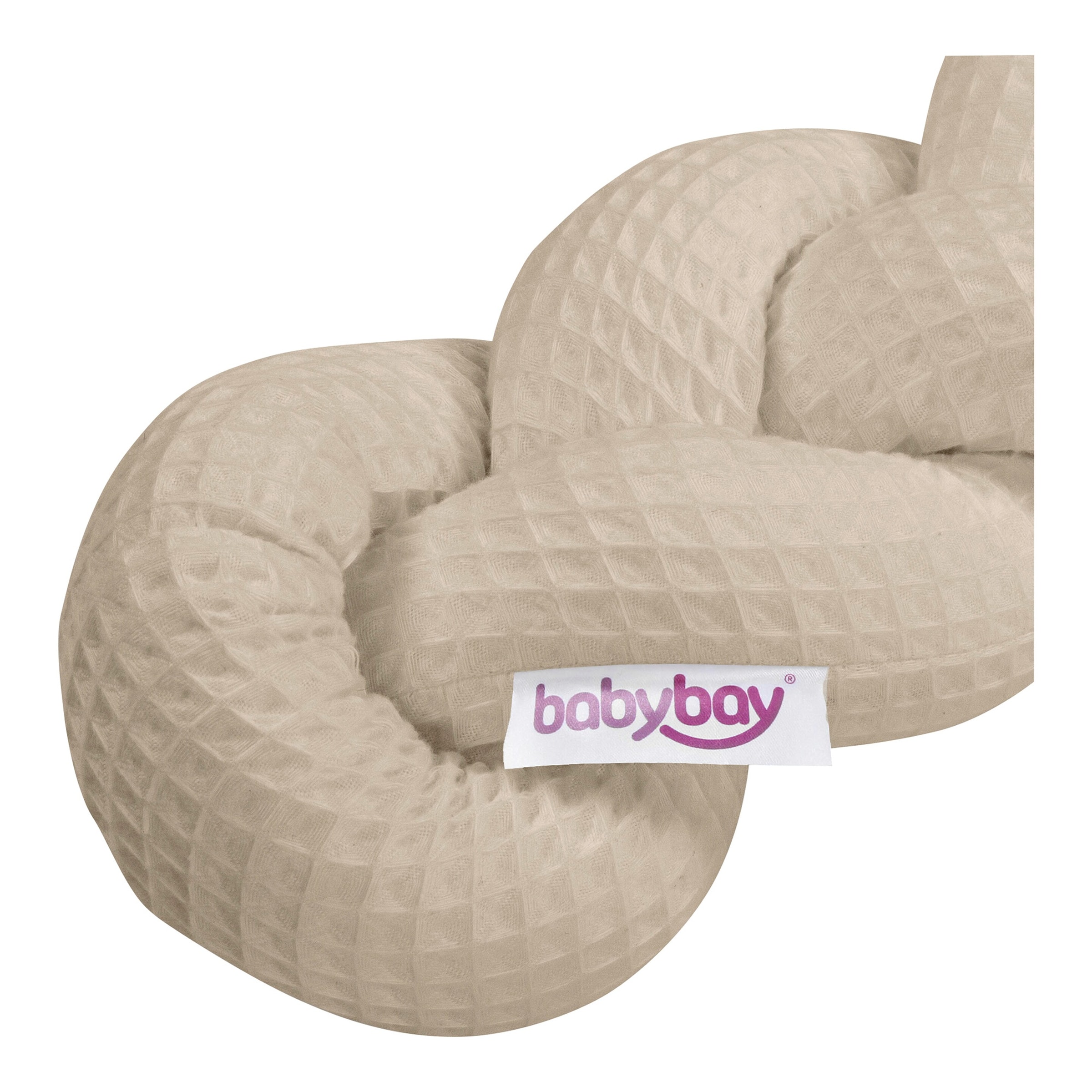 Babybay® Nestchenschlange Waffelpiqué geflochten 200 cm