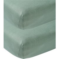 Meyco Baby 2er-Pack Jersey-Spannbetttücher 60x120 cm