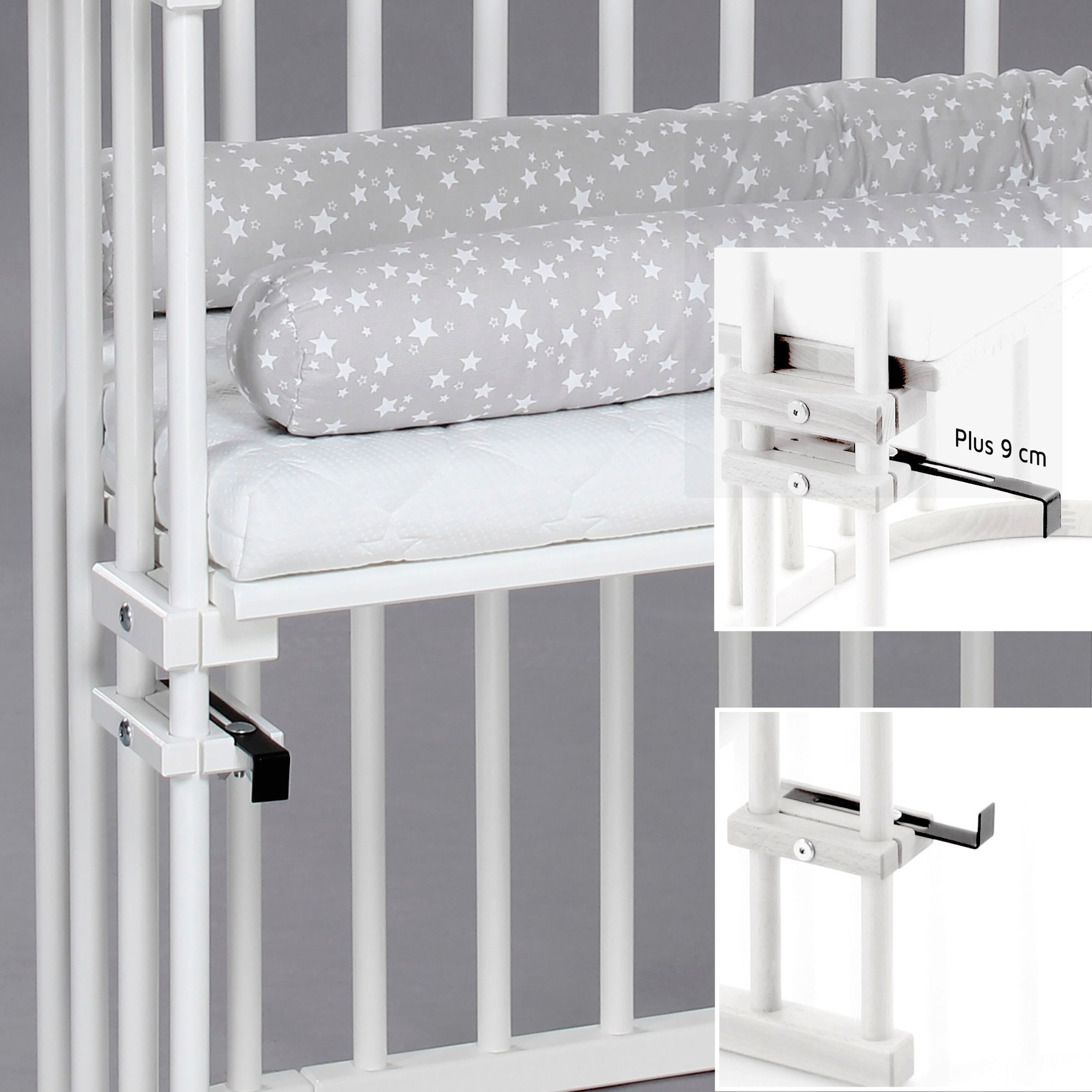 Babybay® Beistellbett Original 81x43 cm mit Matratze Classic Soft