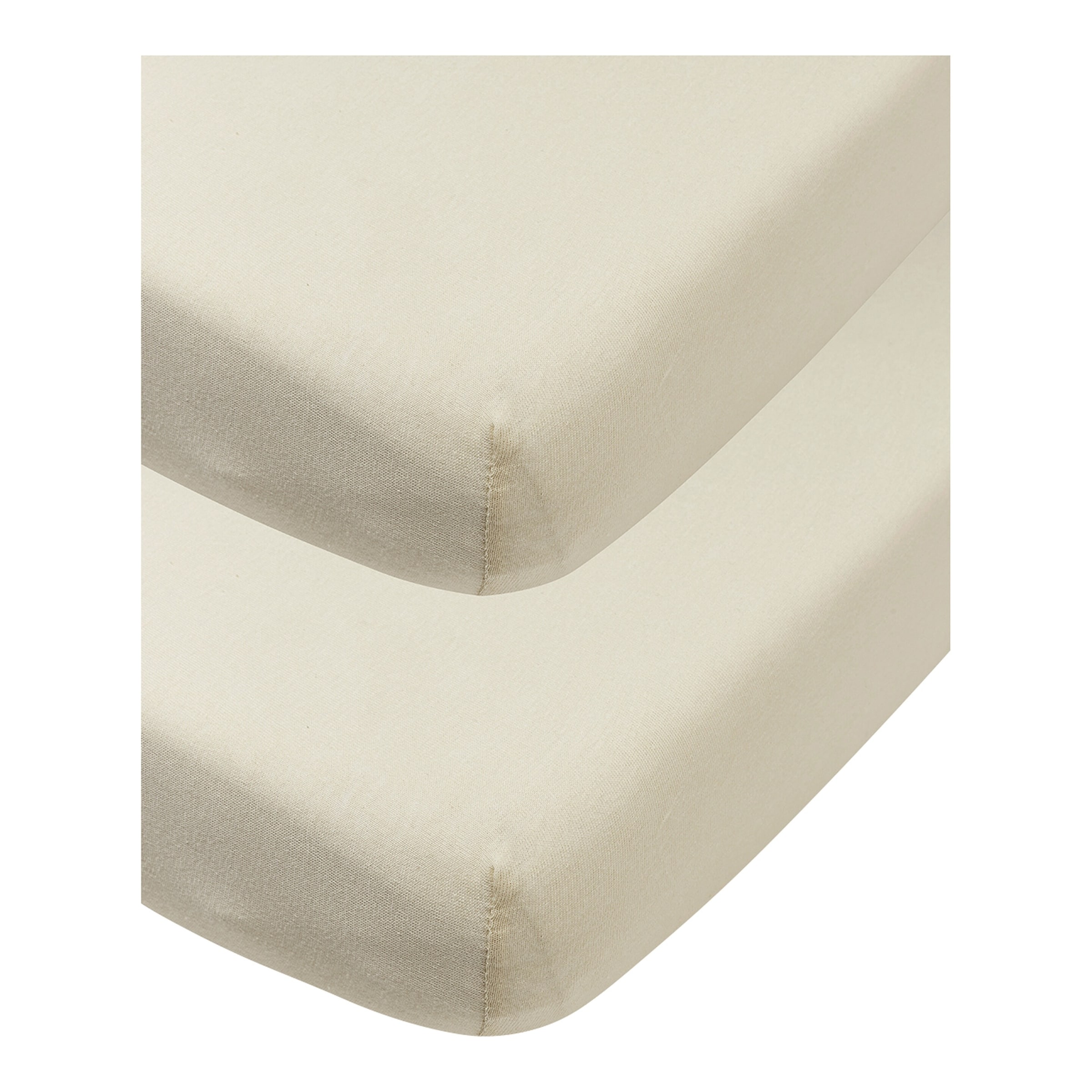 Meyco Baby 2er-Pack Jersey-Spannbetttücher 70x140 - 70x150 cm