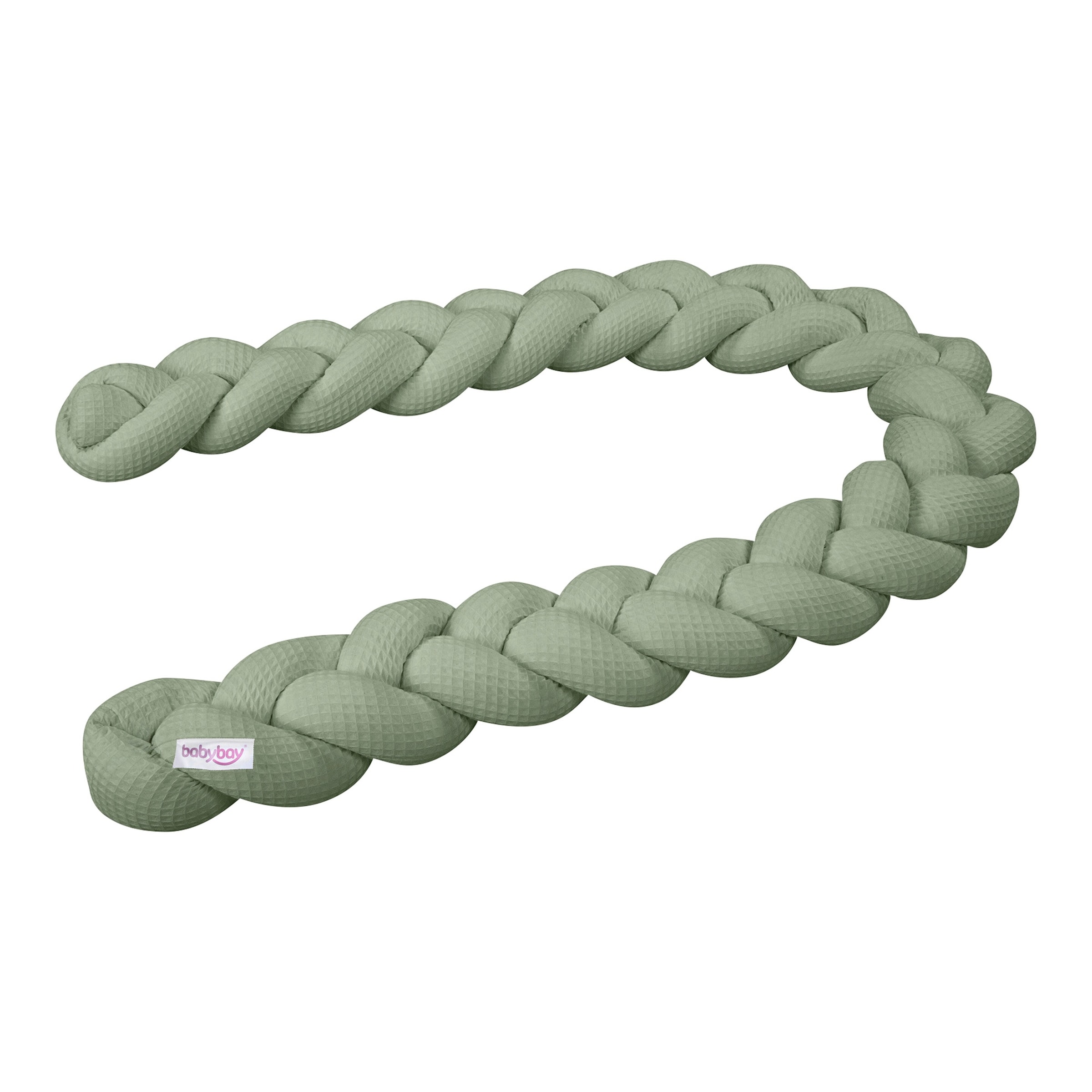 Babybay® Nestchenschlange Waffelpiqué geflochten uni 280 cm